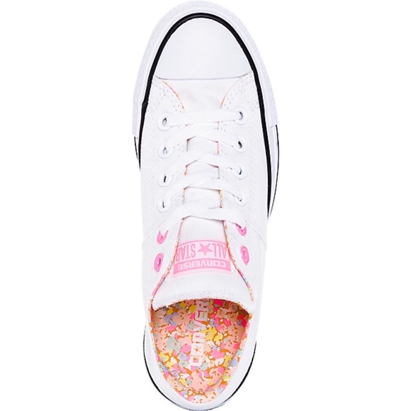 Converse CTAS Madison White & Pink Shoes - Picture 3 of 4